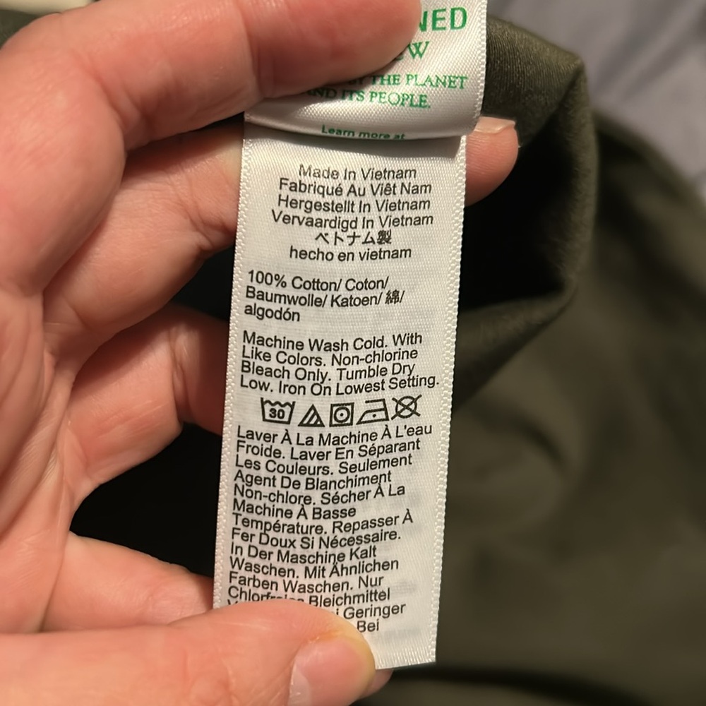 J.Crew Green Wide Leg Cargo Sateen Cotton High Rise Size 14 - Picture 10 of 11